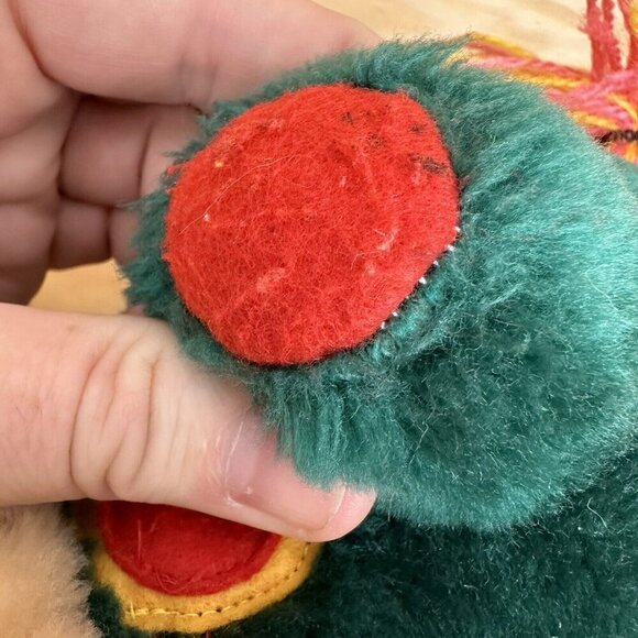 Vintage 1990 TVO 18" Polka Dot Door Polkaroo Hand Puppet Plush Hard to Find - Picture 5 of 6